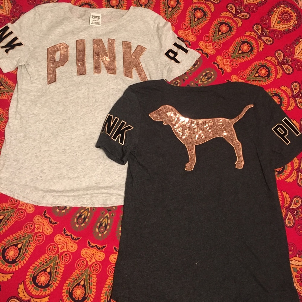 Two Bling Victoria’s Secret Bling Tops